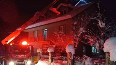 Bolu'da İki Katlı Evde Baca Yangını Korku Yarattı