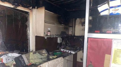 Kocaeli'de İlkokul Kantininde Korkutan Yangın