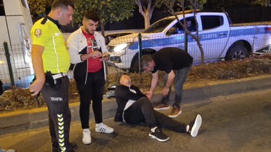 Manavgat’ta Motosiklet,  Şerit Değiştiren Otomobile Çarptı: 1 Yaralı