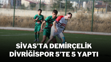 Sivas’ta Demirçelik Divriğispor 5’te 5 Yaptı