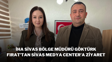 İHA Sivas Bölge Müdürü Göktürk Fırat’tan Sivas Medya Center’a Ziyaret