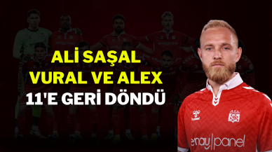 Ali Saşal Vural ve Alex 11'e geri döndü