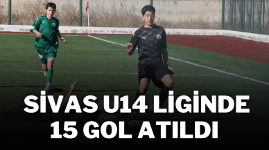 Sivas U14 Liginde 15 Gol Atıldı