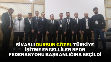 Sivaslı Dursun Gözel,  Türkiye İşitme Engelliler Spor Federasyonu Başkanlığına Seçildi