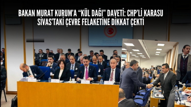Bakan Murat Kurum’a “Kül Dağı” Daveti: CHP’li Karasu Sivas’taki Çevre Felaketine Dikkat Çekti