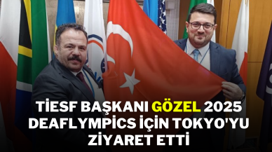 TİESF Başkanı Gözel,  2025 Deaflympics için Tokyo'yu Ziyaret Etti