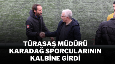 TÜRASAŞ Müdürü Karadağ Sporcularının Kalbine Girdi