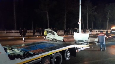 Edirne'de Feci Kaza: 1 Ölü,  1 Ağır Yaralı