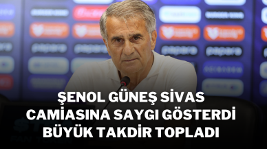 Şenol Güneş,  Sivas Camiasına Saygı Gösterdi,  Büyük Takdir Topladı
