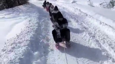 ATV ile Kızak Keyfi Kamerada
