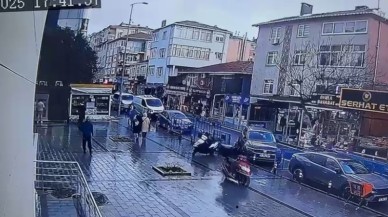 Güpegündüz Motosiklet Çaldı,  O Anlar Güvenlik Kamerasında