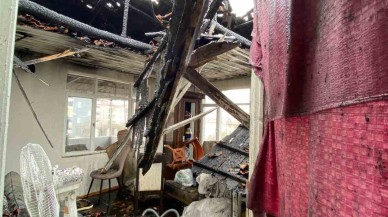 Sobadan Çıkan Yangın Evi Kullanılamaz Hale Getirdi