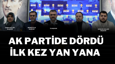 Ak Partide Dördü İlk Kez Yan Yana