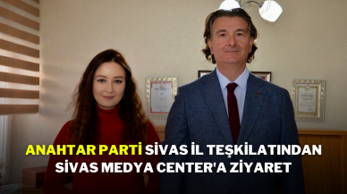 Anahtar Parti Sivas İl Teşkilatından Sivas Medya Center'a Ziyaret