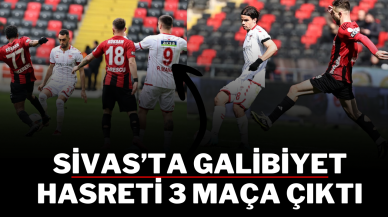 Sivas’ta Galibiyet Hasreti 3 Maça Çıktı