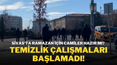 Sivas'ta Ramazan İçin Camiler Hazır mı? Temizlik Çalışmaları Başlamadı!