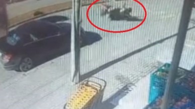 Yolun Karşısına Geçerken Motosiklet Çarptı