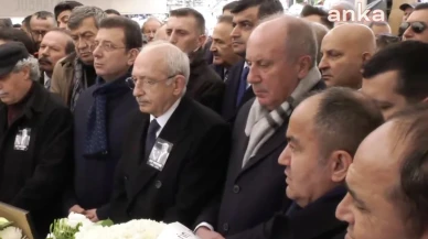 Kemal Kılıçdaroğlu,  Muharrem İnce ve Ekrem İmamoğlu,  Edip Akbayram'ın Cenazesinde Buluştu!