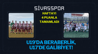 Sivasspor Haftayı 4 Puanla Tamamladı: U19’da Beraberlik,  U17’de Galibiyet!