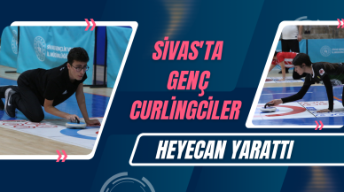 Sivas'ta Genç Curlingciler Heyecan Yarattı