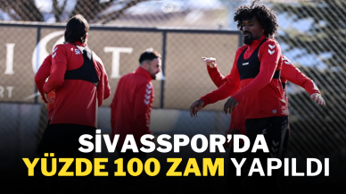 Sivasspor’da Yüzde 100 Zam Yapıldı
