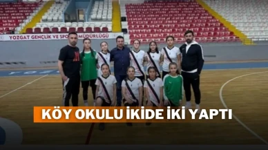 Köy Okulu İkide İki Yaptı