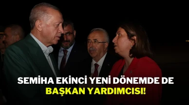Semiha Ekinci, Yeni Dönemde de Başkan Yardımcısı!