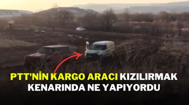 PTT'nin Kargo Aracı Kızılırmak Kenarında Ne Yapıyordu
