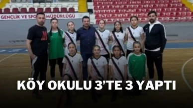 Köy Okulu 3'te 3 Yaptı