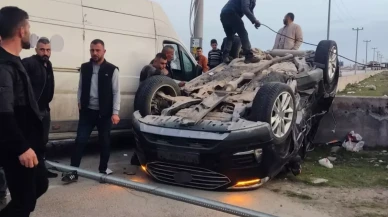 CHP'li Belediye Başkanı Kaza Yaptı! Makam Aracı Takla Attı