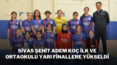 Sivas Şehit Adem Koç İlk ve Ortaokulu Yarı Finallere Yükseldi