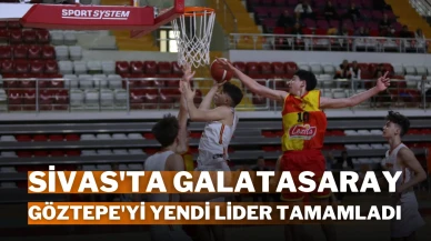 Sivas'ta Galatasaray, Göztepe'yi Yendi Lider Tamamladı