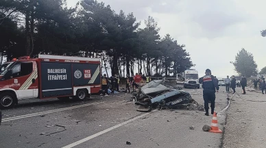 Savaştepe'de Zincirleme Kaza: 1 Ölü, 10 Yaralı