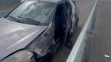 Direksiyon Kontrolü Kayboldu, 5 Kişi Yaralandı