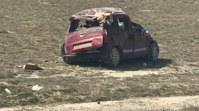 Feci Kaza: Takla Atan Araçta 5 Yaralı