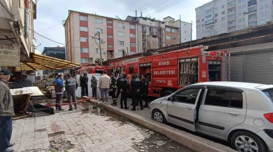 Sivas’ta İş Yerinde Korkutan Yangın