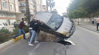 Takla Atan Araçta Sürücü Yaralandı