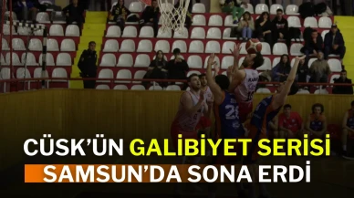 CÜSK’ün Galibiyet Serisi Samsun’da Sona Erdi