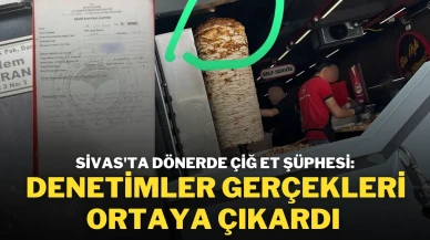 Sivas’ta Tavuk Döner Skandalı! Pişmiş Etin Üzerine Çiğ Et Koydular