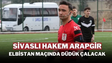 Sivaslı Hakem Arapgir-Elbistan Maçında Düdük Çalacak