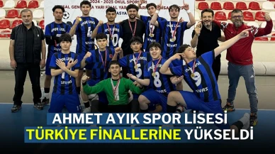 Ahmet Ayık Spor Lisesi Türkiye Finallerine Yükseldi
