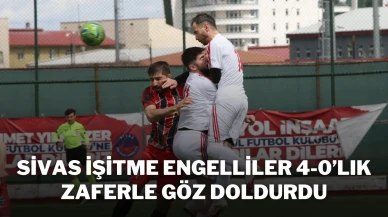 Sivas İşitme Engelliler 4-0’lık Zaferle Göz Doldurdu