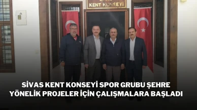 Sivas Kent Konseyi Spor Grubu, Şehre Yönelik Projeler İçin Çalışmalara Başladı