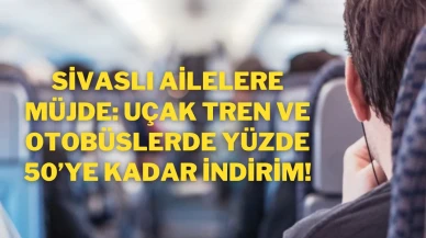 Sivaslı Ailelere Müjde: Uçak, Tren ve Otobüslerde Yüzde 50’ye Kadar İndirim!