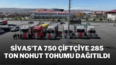 Sivas'ta 750 Çiftçiye 285 Ton Nohut Tohumu Dağıtıldı