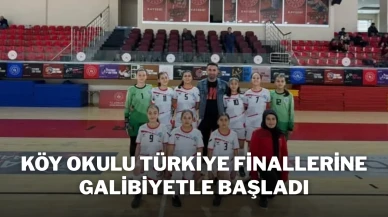 Köy Okulu Türkiye Finallerine Galibiyetle Başladı