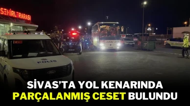 Sivas’ta Yol Kenarında Parçalanmış Ceset Bulundu