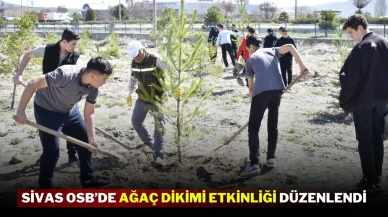 Sivas OSB’de Ağaç Dikimi Etkinliği Düzenlendi
