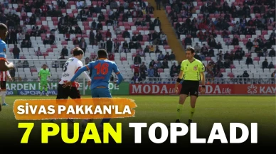 Sivas Pakkan'la 7 Puan Topladı