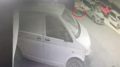 Bisikletli Çocuğa Araç Çarptı, O Anlar Kamerada